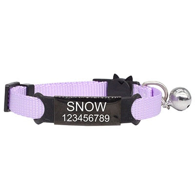 Personalized ID Free Engraving Cat Collar