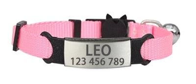 Personalized ID Free Engraving Cat Collar