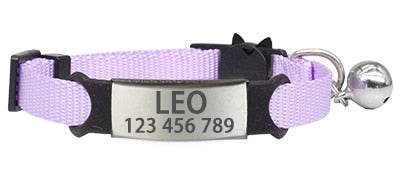 Personalized ID Free Engraving Cat Collar