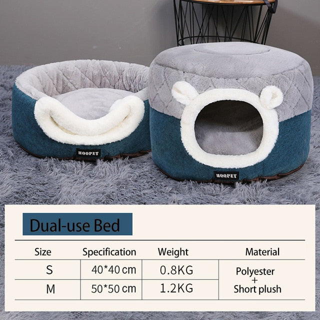 Plush Cat Bed House