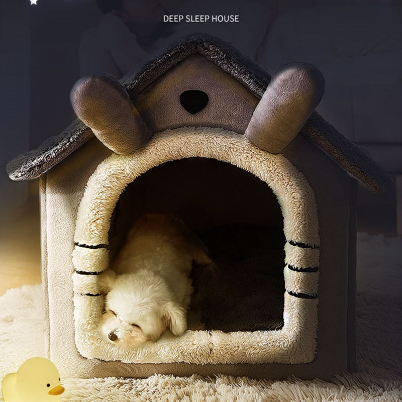 Foldable Deep Sleep Pet Cat House