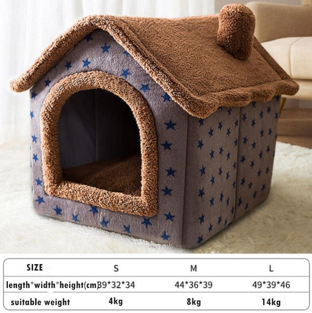 Foldable Deep Sleep Pet Cat House