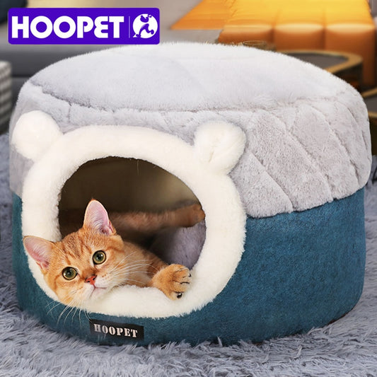 Plush Cat Bed House