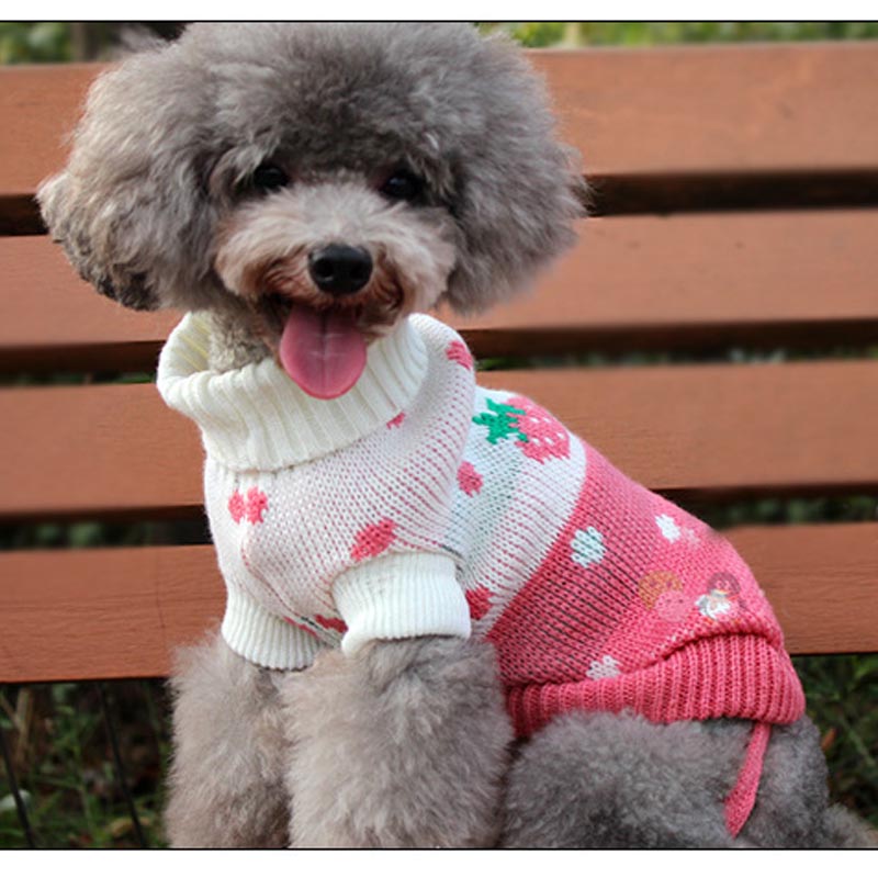 Knitted Sweater for Small Medium Dogs